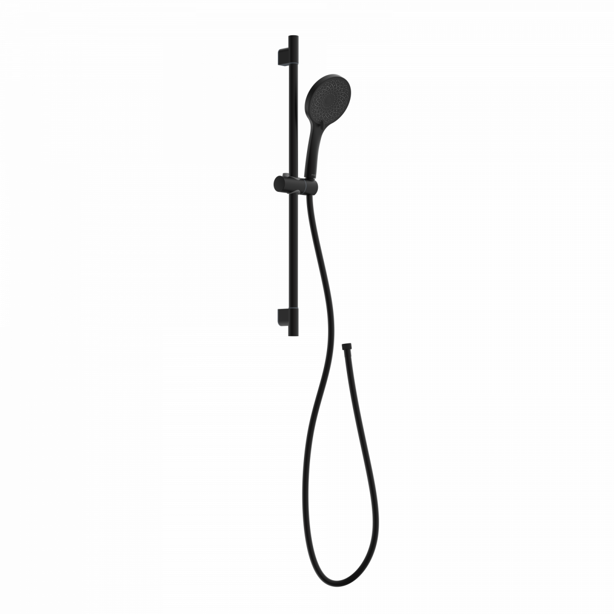 CAPRI Stangenbrauseset, Schwarz matt