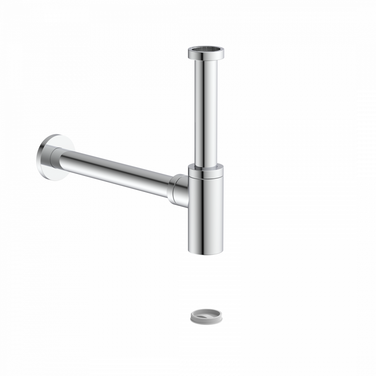 Design-Flaschensiphon, Chrom, 1 1/4\" x 32 mm"