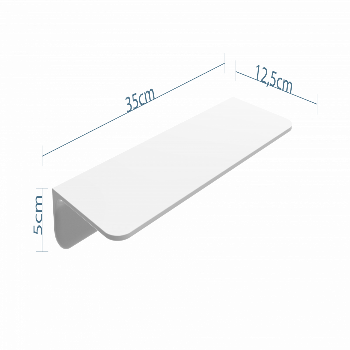 Duschablage, Weiß