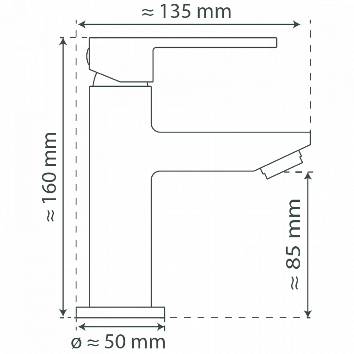 TOKYO II Waschtischarmatur, Chrom