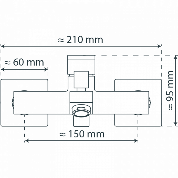 TOKYO II Wannenfüllarmatur, Chrom