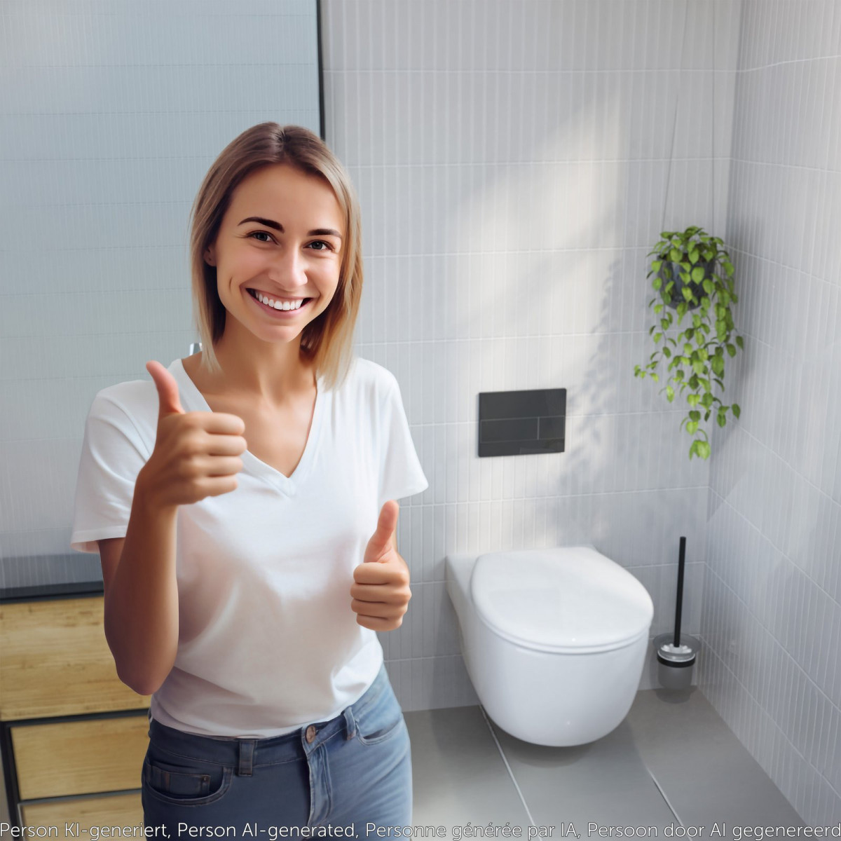 WC-Sitz Alma Made in Germany, in Weiß mit Absenkautomatik und Schnellverschluss, O-Form