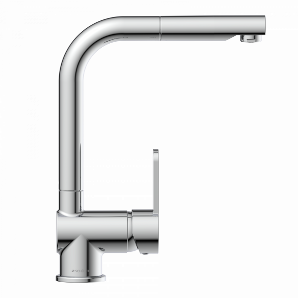 LONDON Spültischarmatur, Edelstahloptik, mit herausziehbarem Auslauf LONDON Spültischarmatur, Edelstahloptik, mit herausziehbarem Auslauf