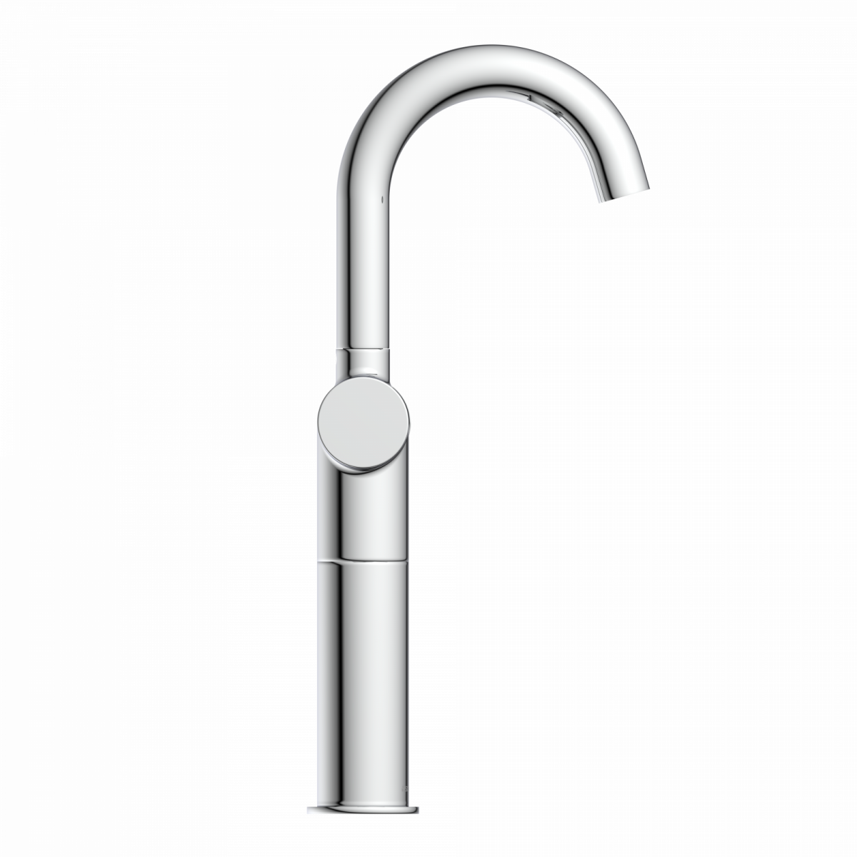 CORNWALL Waschtischarmatur, Chrom, Rundbogen, Aufsatzwaschbecken