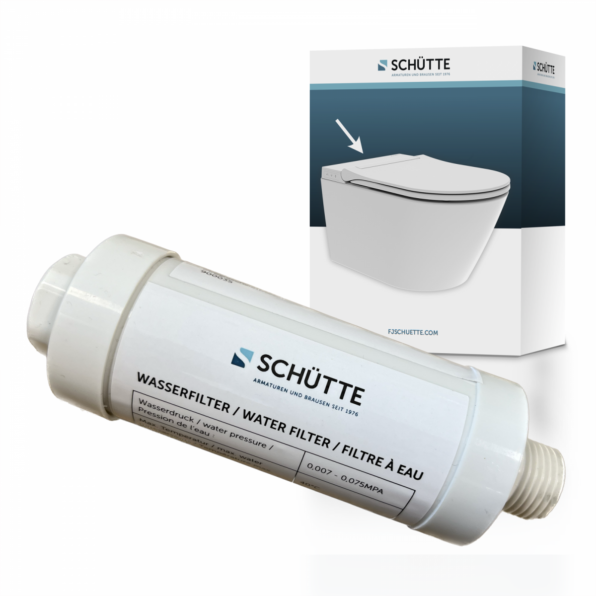 CESARI Wasserfilter, schwarz/weiß - 12341