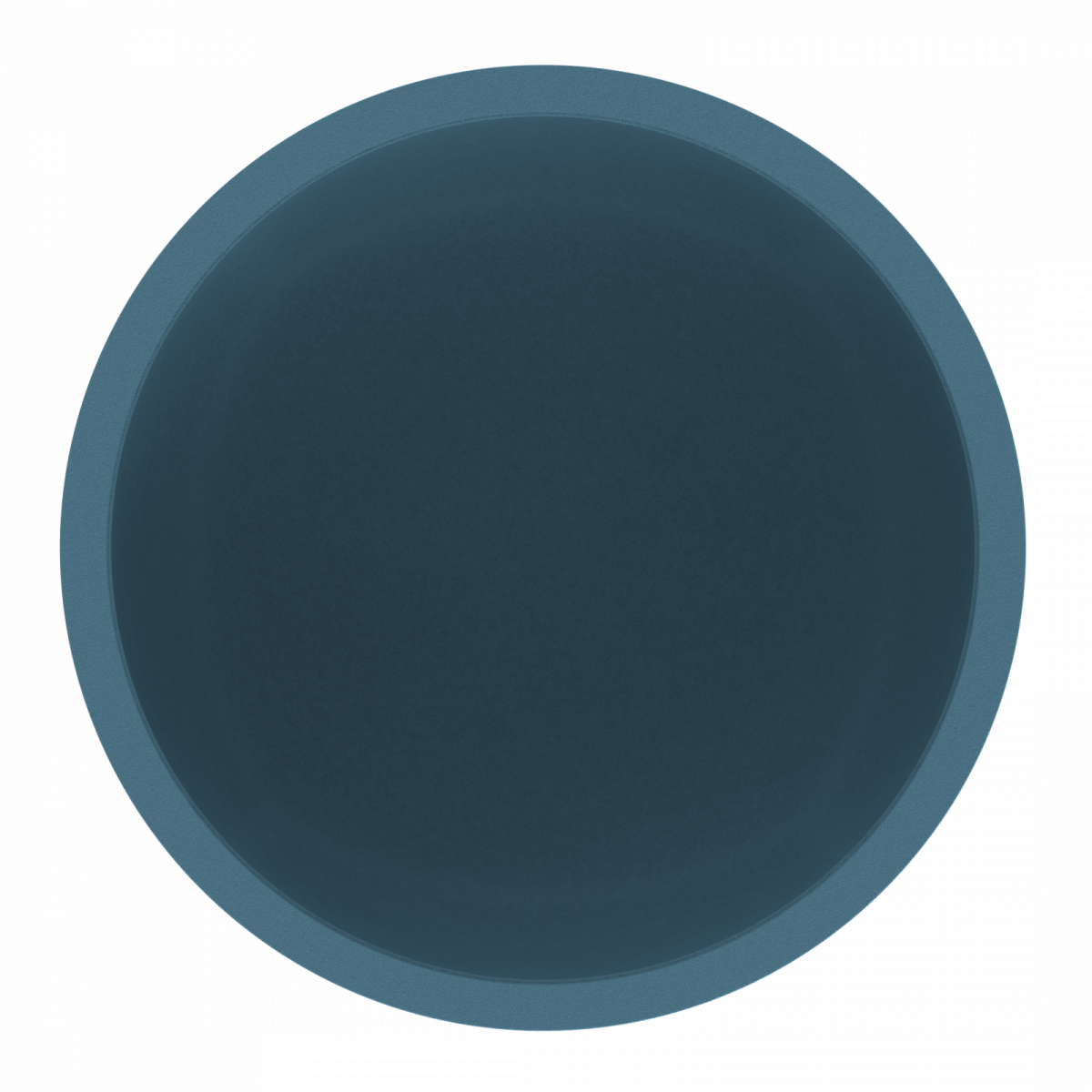 Blauer runder Saugnapf von unten