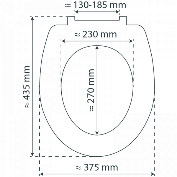 MDF WC-Sitz MARMOR STONE, mit Absenkautomatik