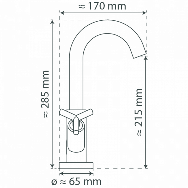ELIOT Waschtischarmatur, Chrom
