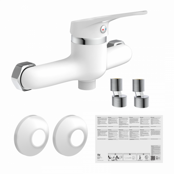 Duscharmatur SPEED, Weiß