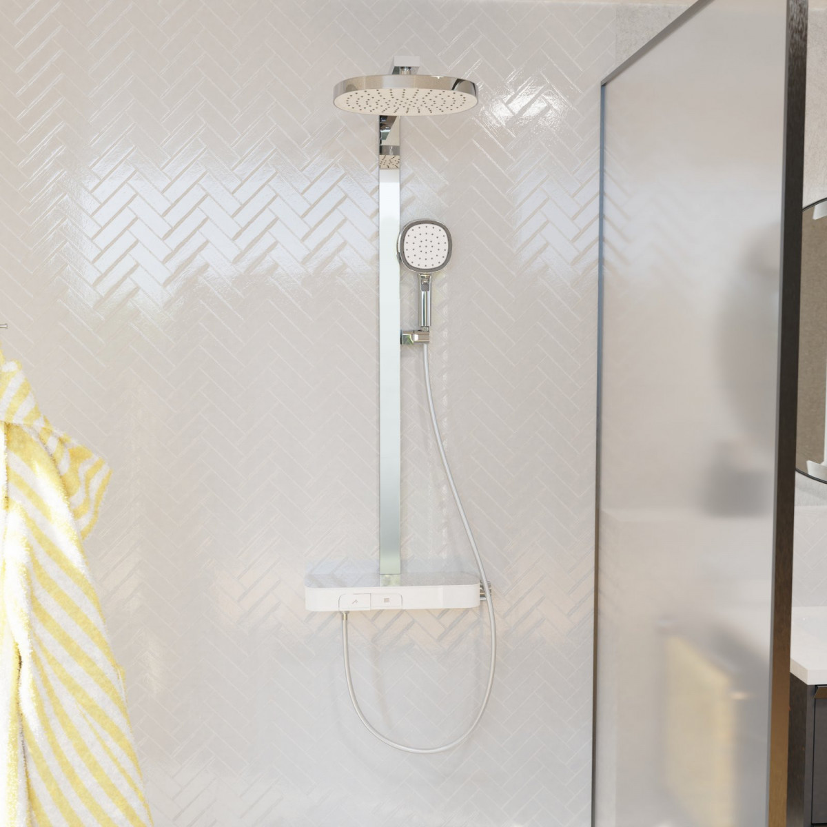 Regendusche Cleo | Thermostat & 2 Strahlarten | instmaier