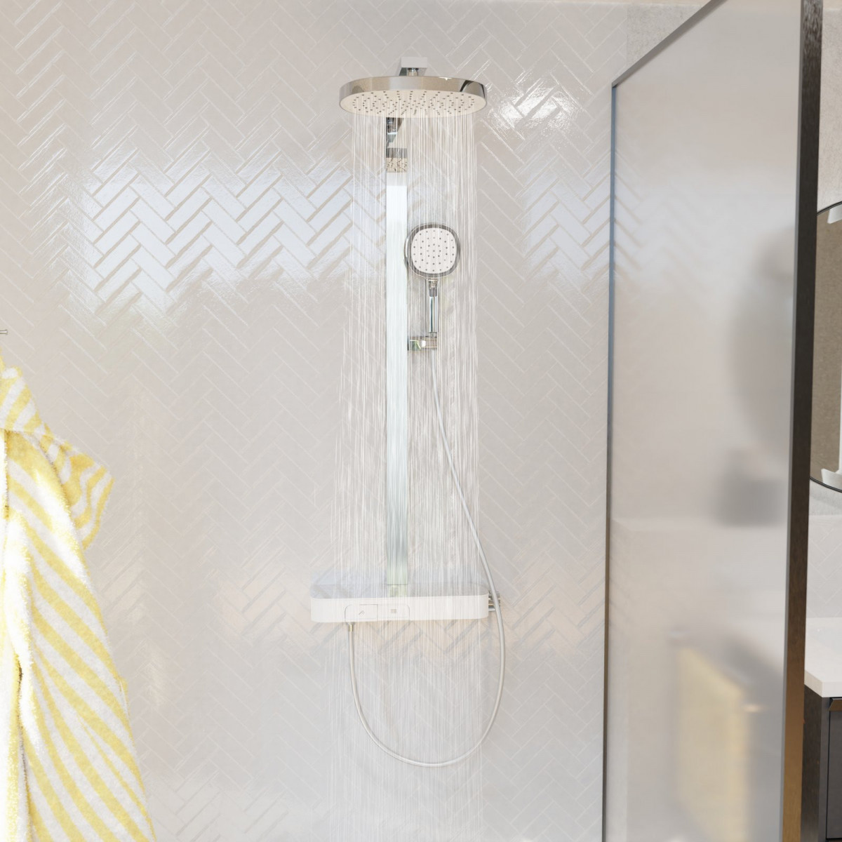 Regendusche Cleo | Thermostat & 2 Strahlarten | instmaier