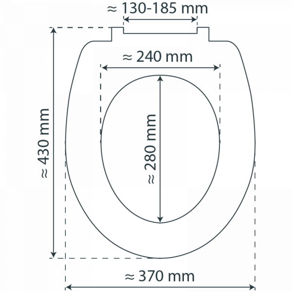 MDF High Gloss WC-Sitz mit Herz Motiv, SHELL HEART, mit Absenkautomatik
