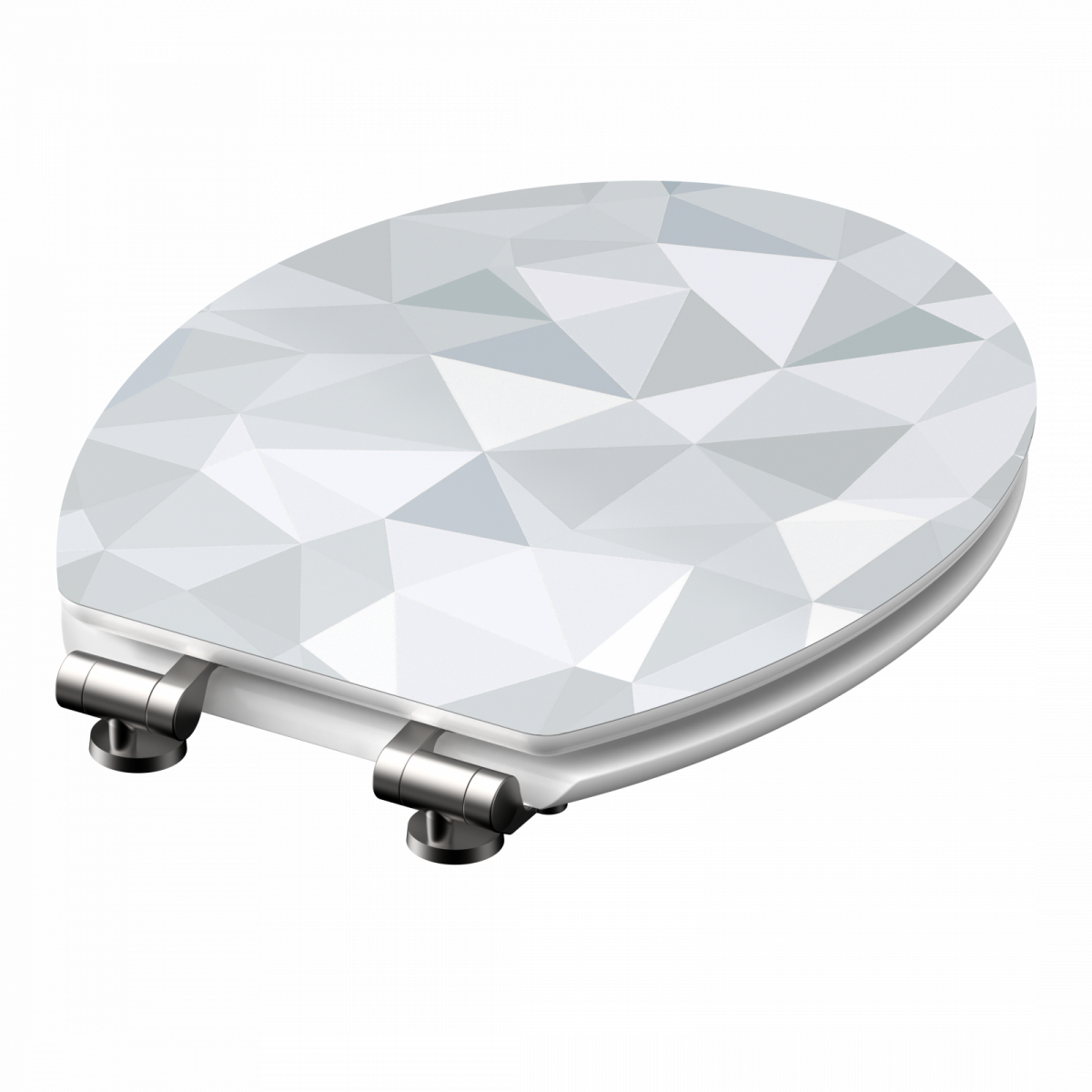 MDF High Gloss WC-Sitz DIAMOND, mit Absenkautomatik