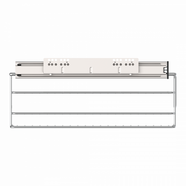Teleskopschublade, Chrom, für 50 cm Schrank