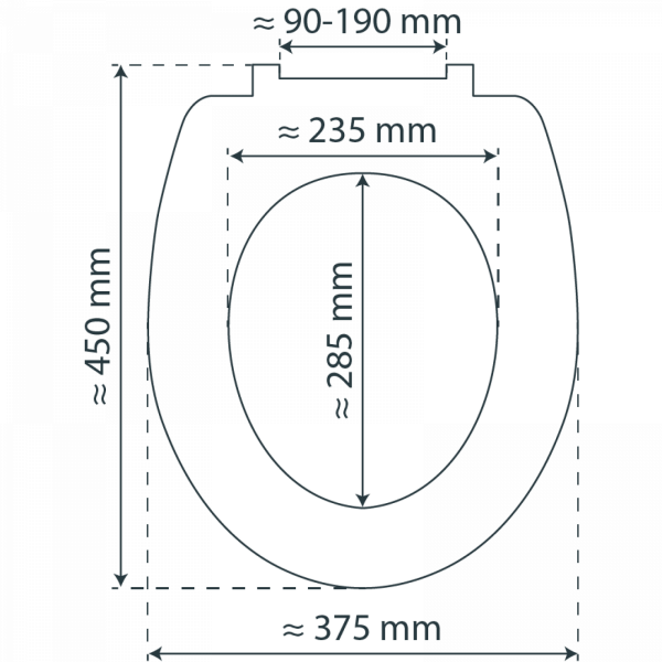 Duroplast High Gloss WC-Sitz WATER LILY, mit Absenkautomatik und Schnellverschluss