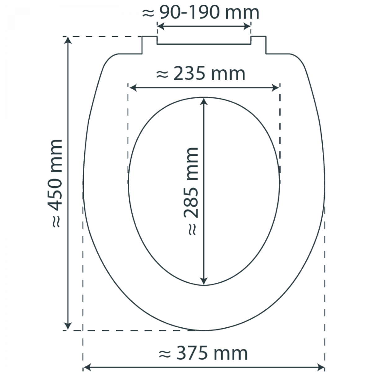 Duroplast High Gloss WC-Sitz WHITE WAVE, mit Absenkautomatik und Schnellverschluss