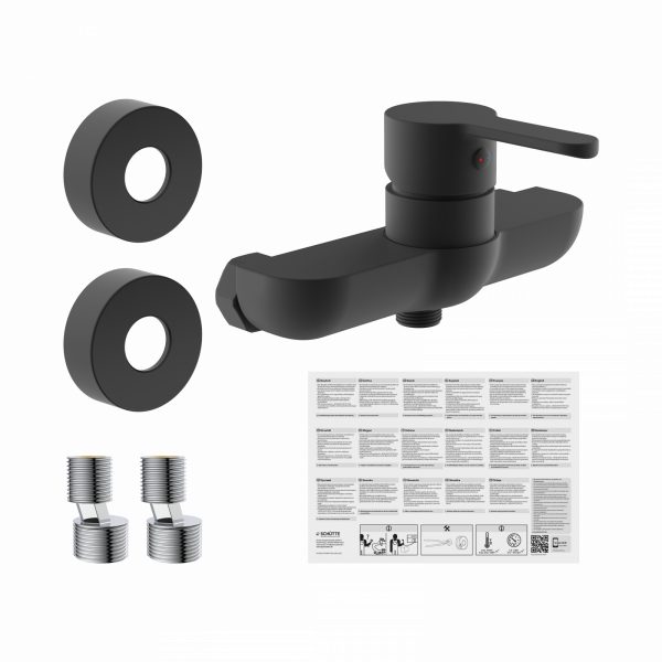 DENVER Duscharmatur, Schwarz matt