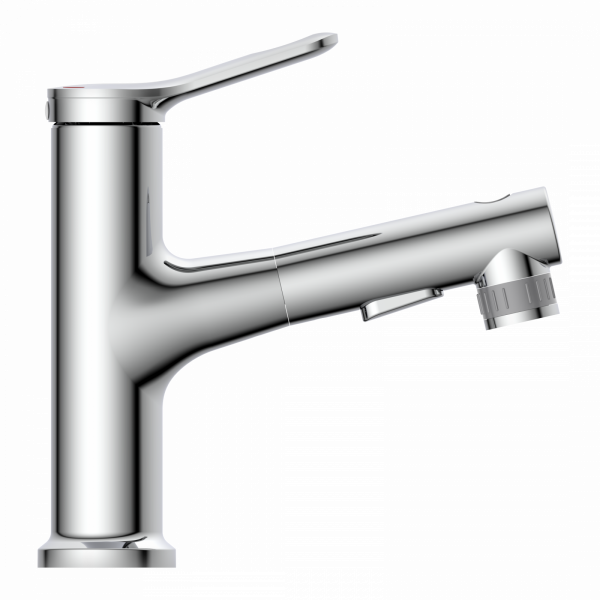 Waschtischarmatur VARIABILE, mit herausziehbarer Haarbrause, Chrom