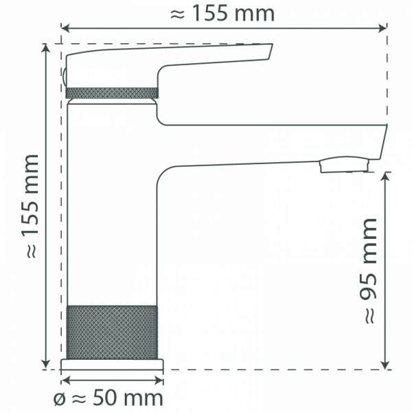 LIVERPOOL Waschtischarmatur, Chrom
