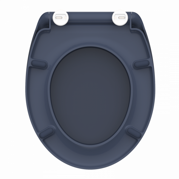 Duroplast WC-Sitz ANTHRAZIT, mit Absenkautomatik und Schnellverschluss