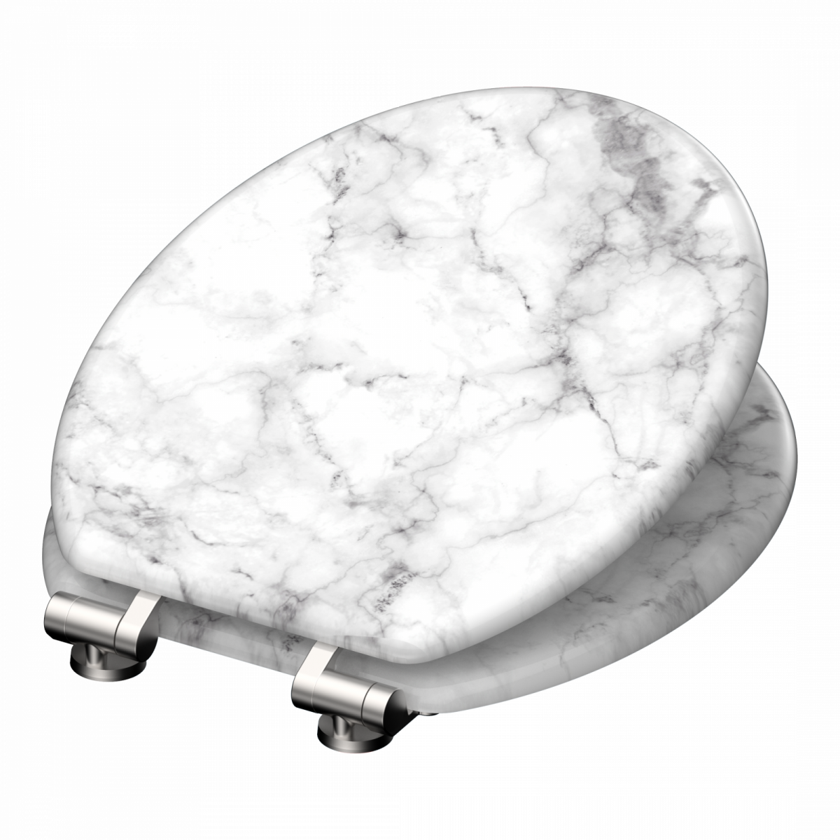 MDF WC-Sitz MARMOR STONE, mit Absenkautomatik