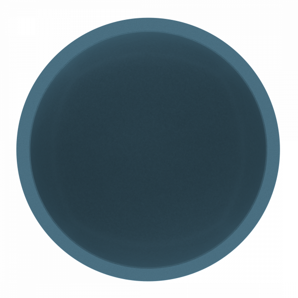 Blauer runder Saugnapf von unten
