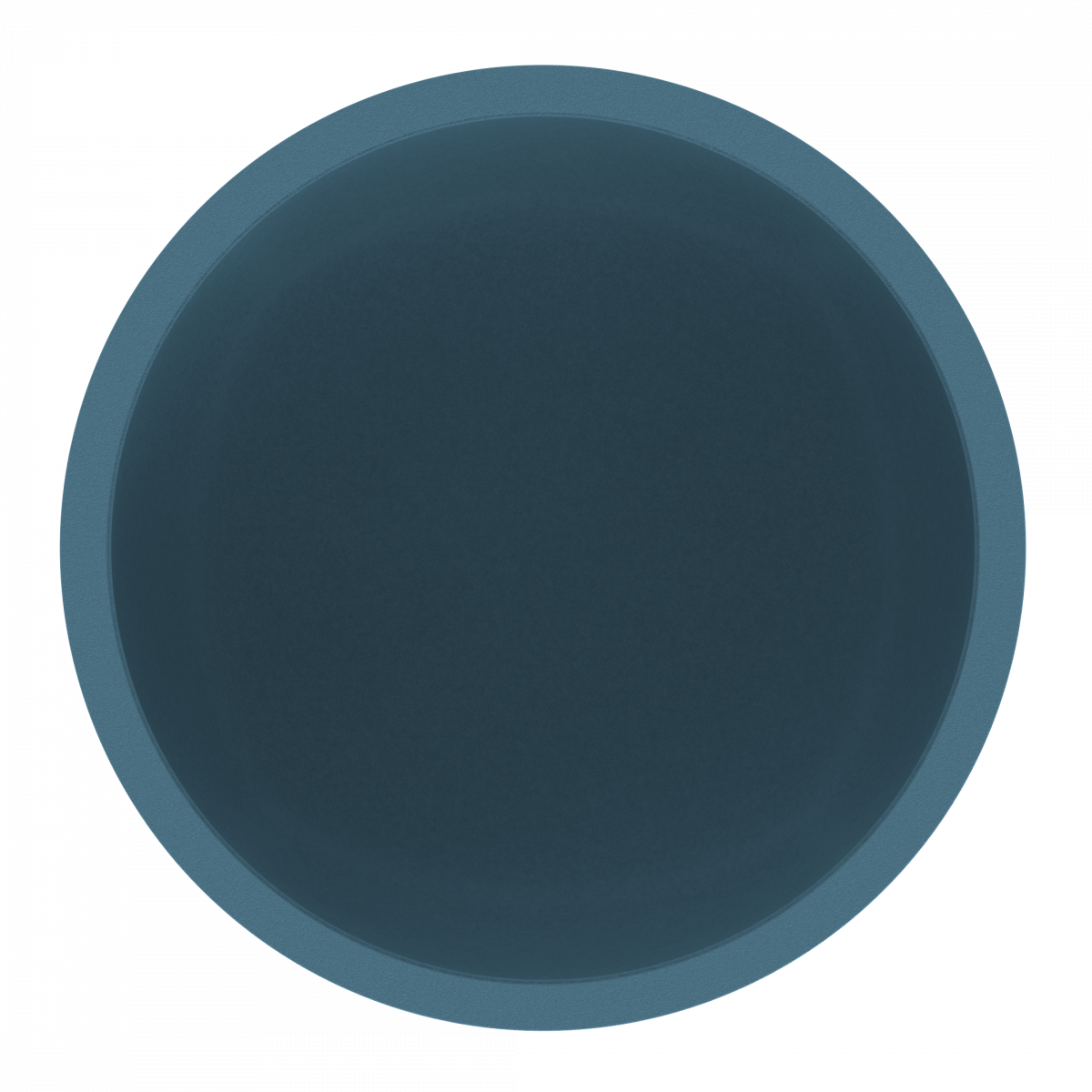 Blauer runder Saugnapf von unten