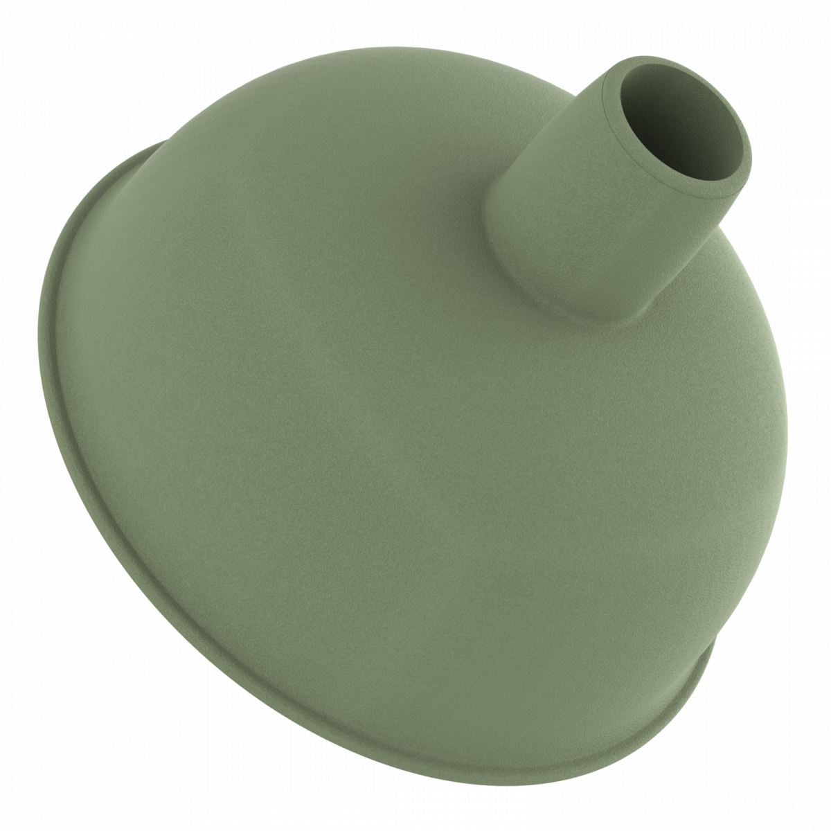 Saugglocke, Pömpel in Grün mit Holzgriff, Ø 140 mm