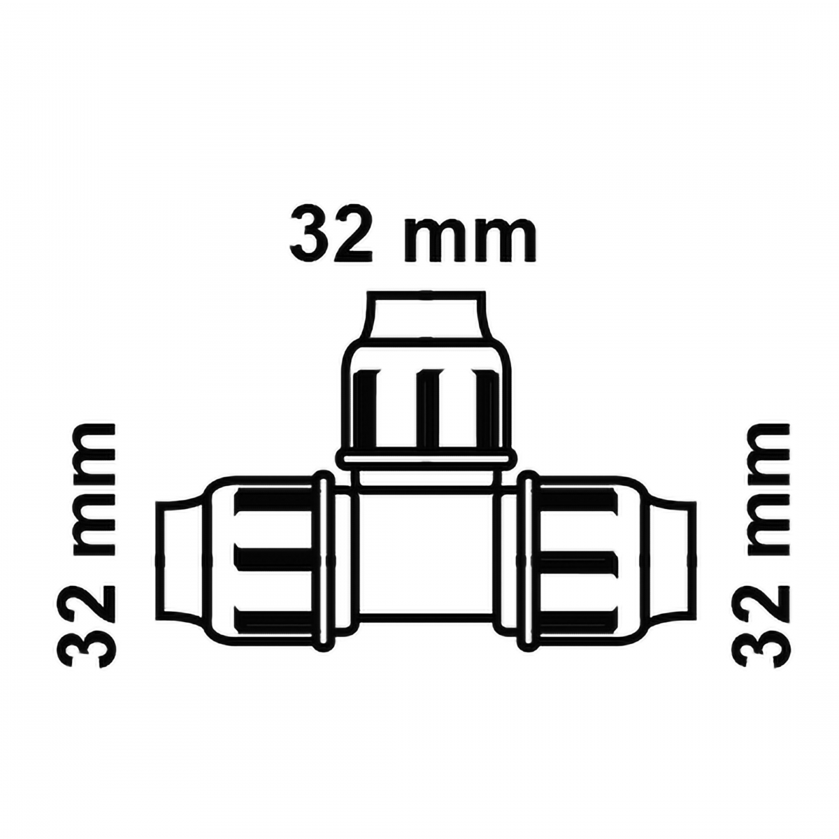 HDPE Übergangsstück | ø 32mm | KIRCHHOFF