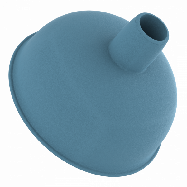 Saugglocke, Pömpel in Blau mit Holzgriff, Ø 140 mm