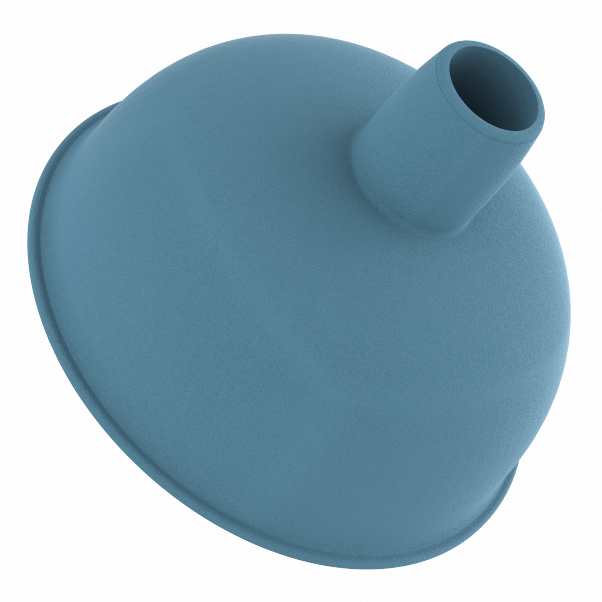 Saugglocke, Pömpel in Blau mit Holzgriff, Ø 140 mm