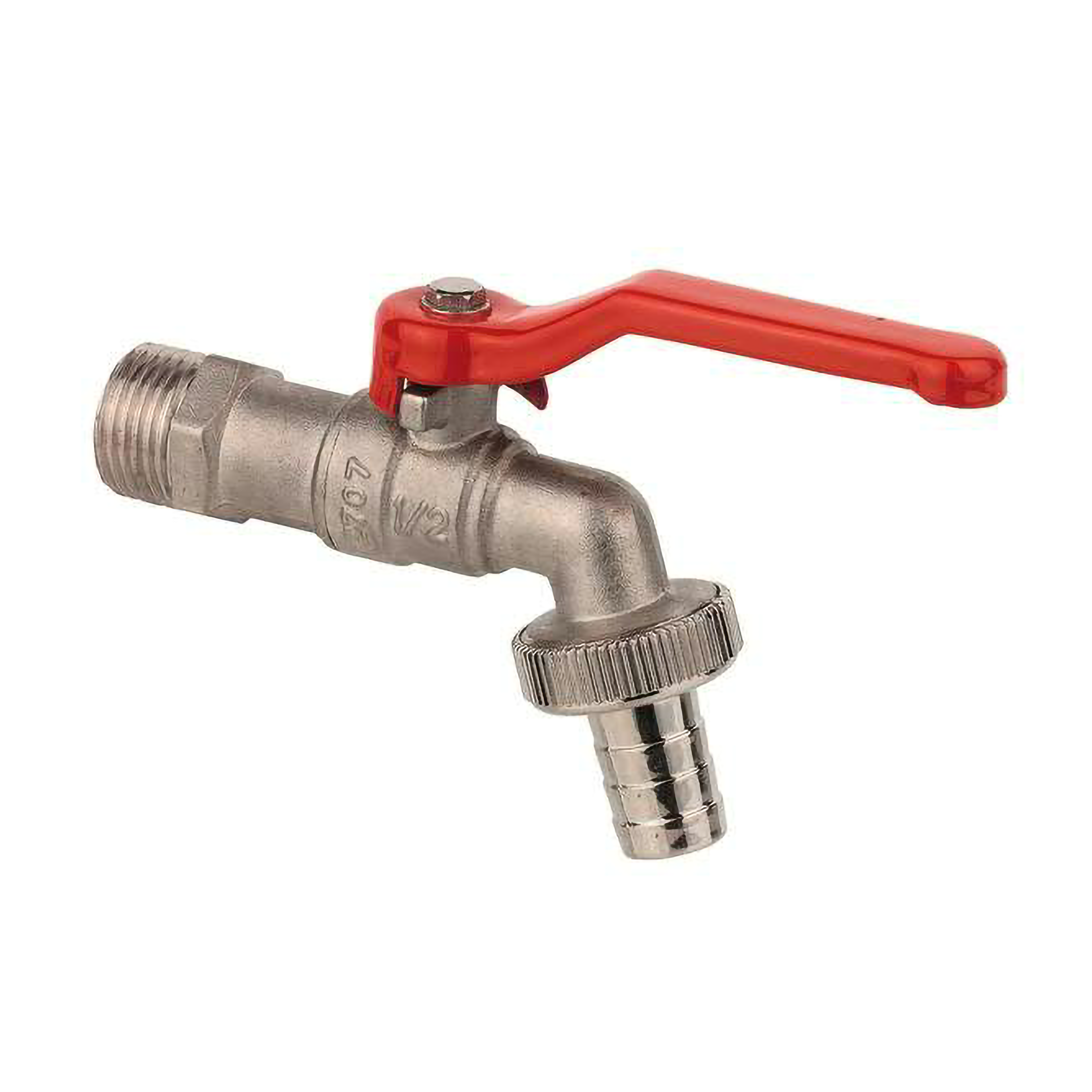 "KIRCHHOFF Kugel-Auslaufhahn, 3/4AG auf 1"AG, mit 3/4" Tülle""